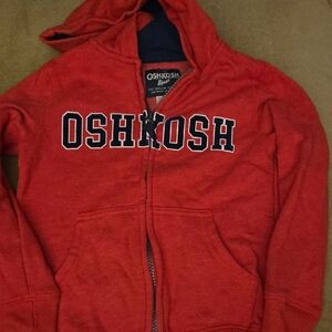 OshKosh B'gosh Kids Red Hoodie with Logo